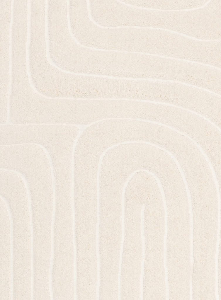 Venus Ivory Abstract Rug