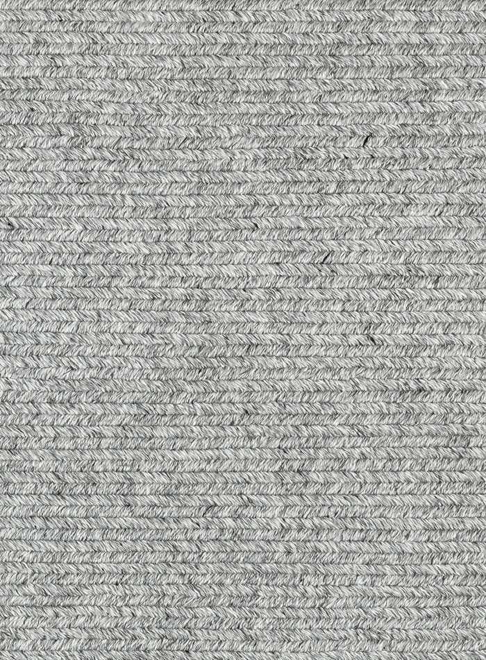 Vica Cream and Grey Braided Rug