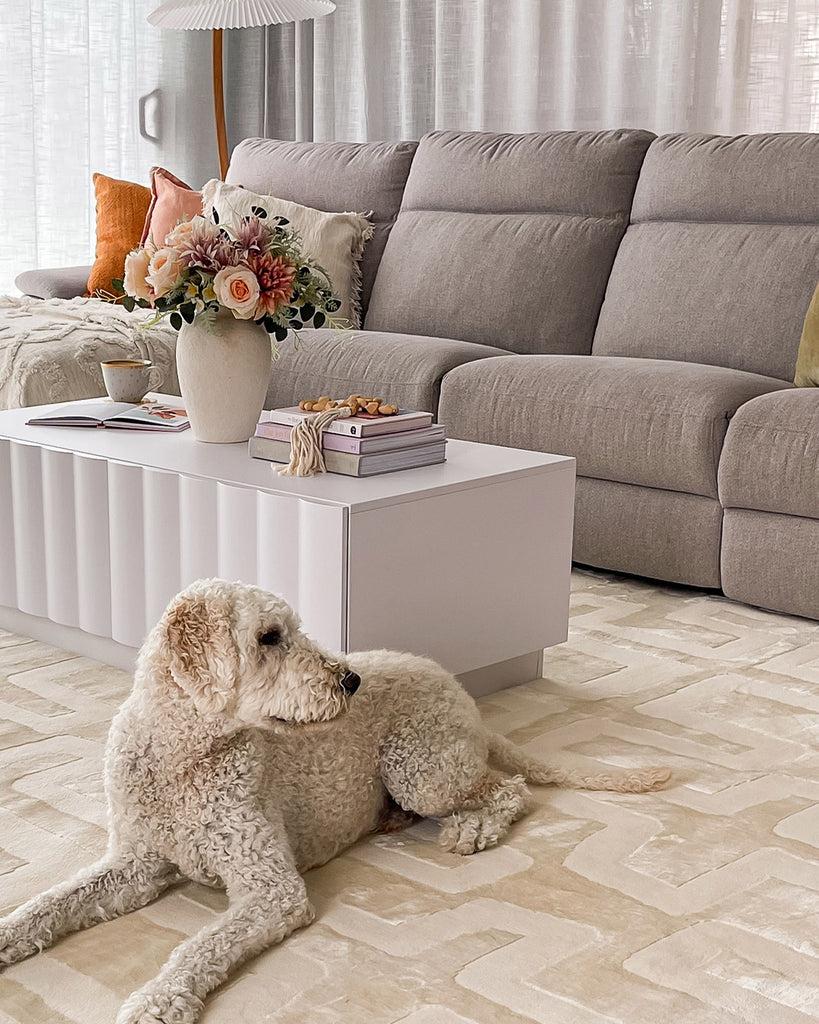 Villosa Textured Neutral Rug