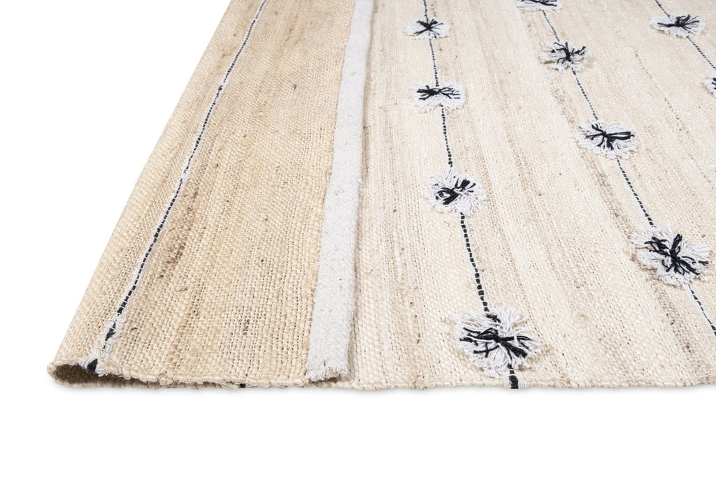 Willow Cream and Black Rug
