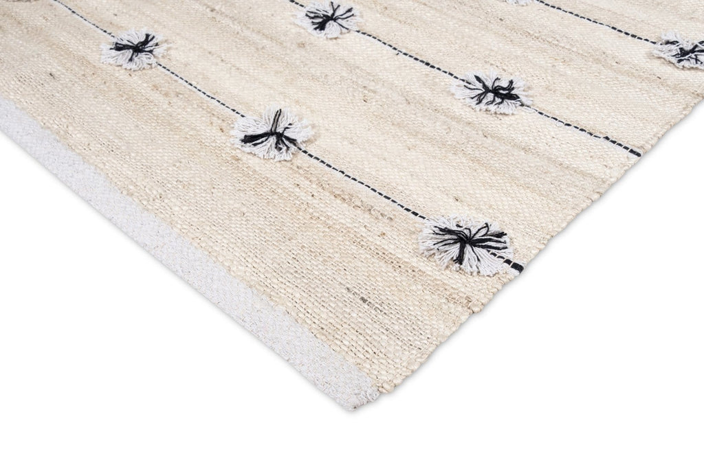 Willow Cream and Black Rug