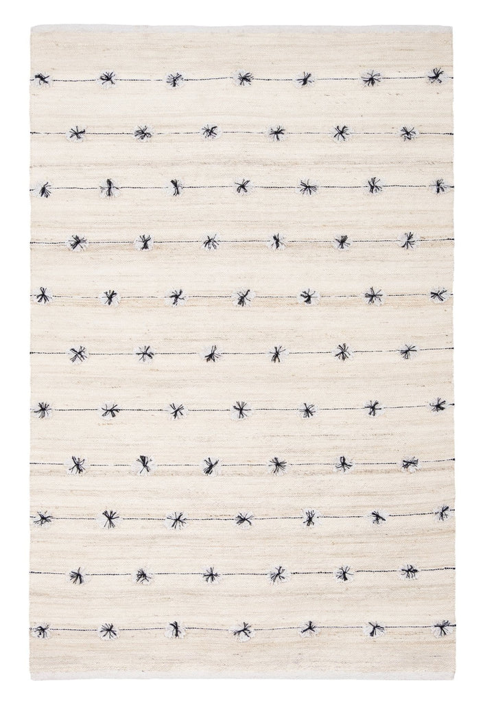 Willow Cream and Black Rug
