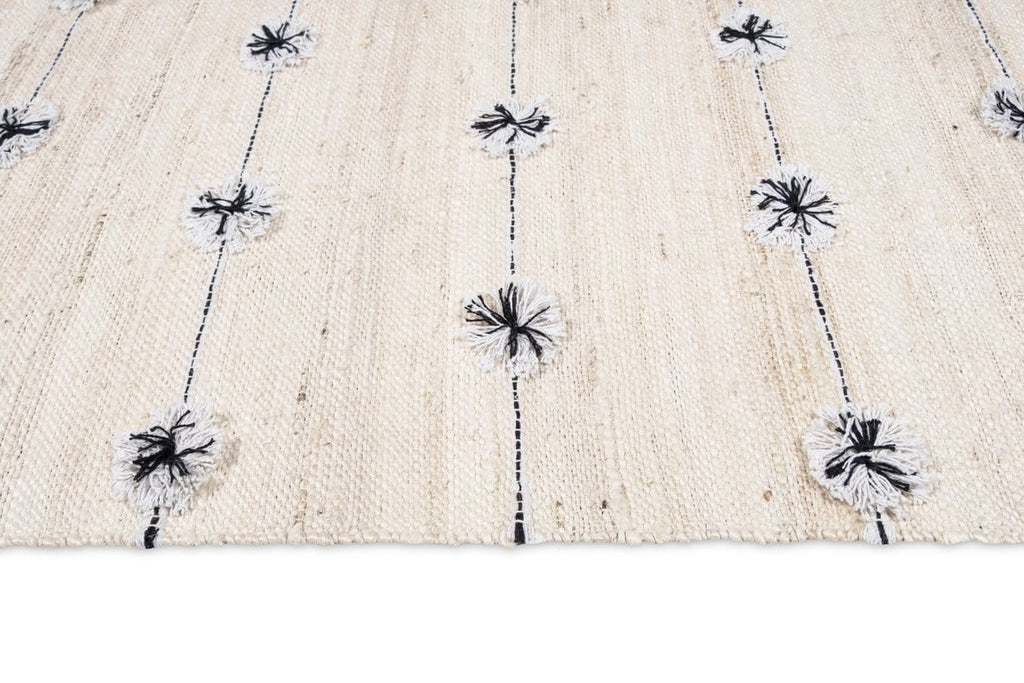 Willow Cream and Black Rug