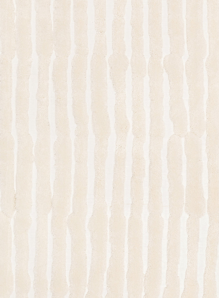 Yoanna Ivory Abstract Striped Round Rug