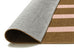Zahra Taupe and Mocha Striped Indoor Outdoor Rug