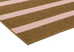 Zahra Taupe and Mocha Striped Indoor Outdoor Rug