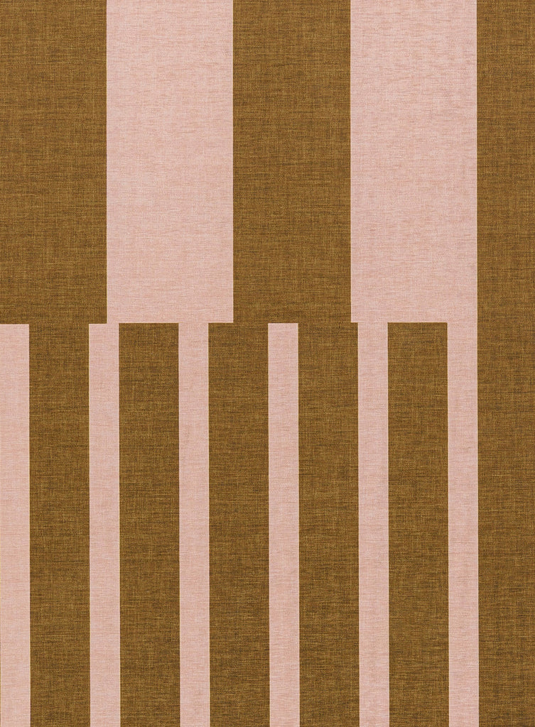 Zahra Taupe and Mocha Striped Indoor Outdoor Rug
