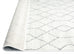 Neda Grey and Ivory Diamond Pattern Rug