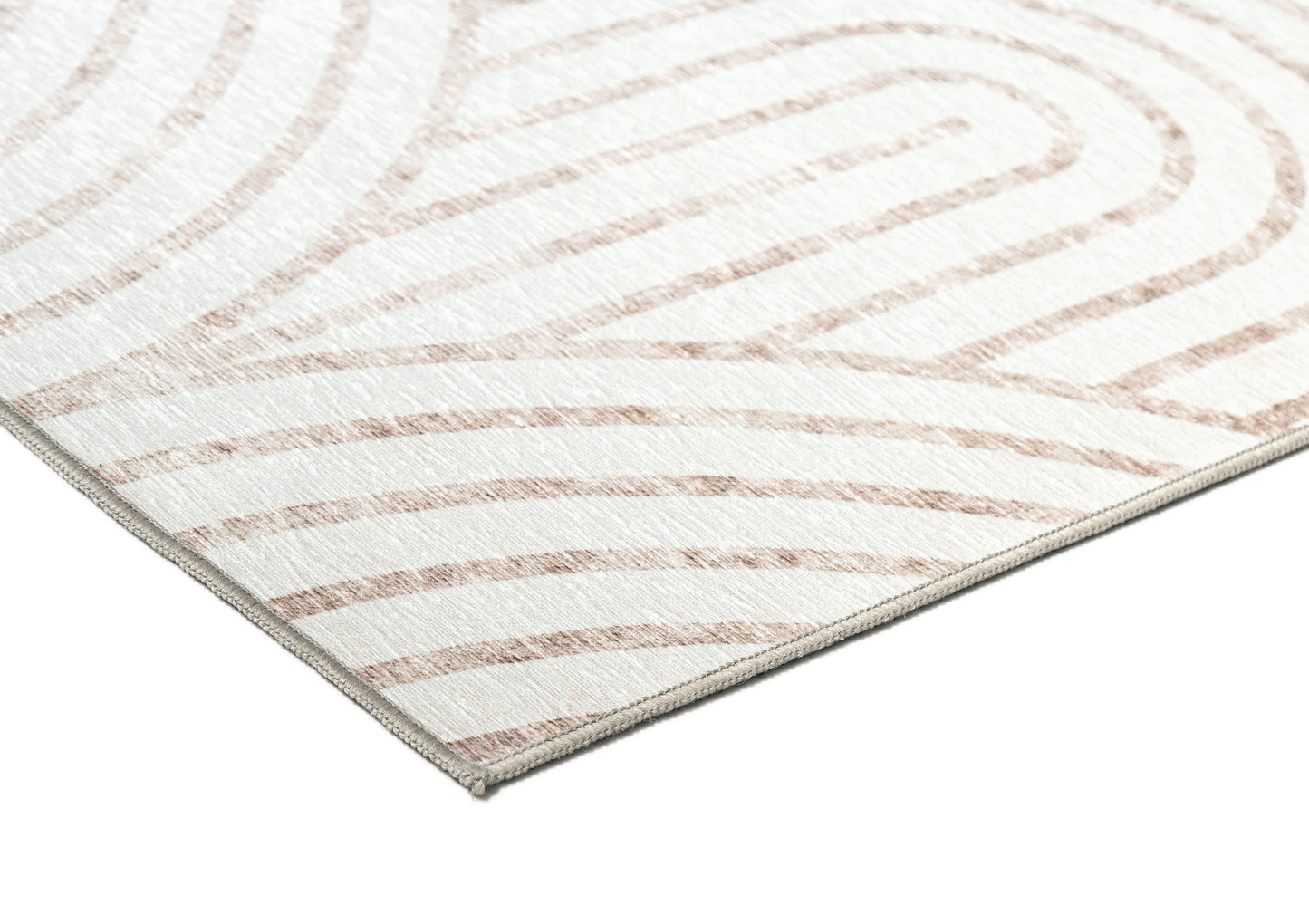 Adlin Beige Cream Indoor Outdoor Washable Rug