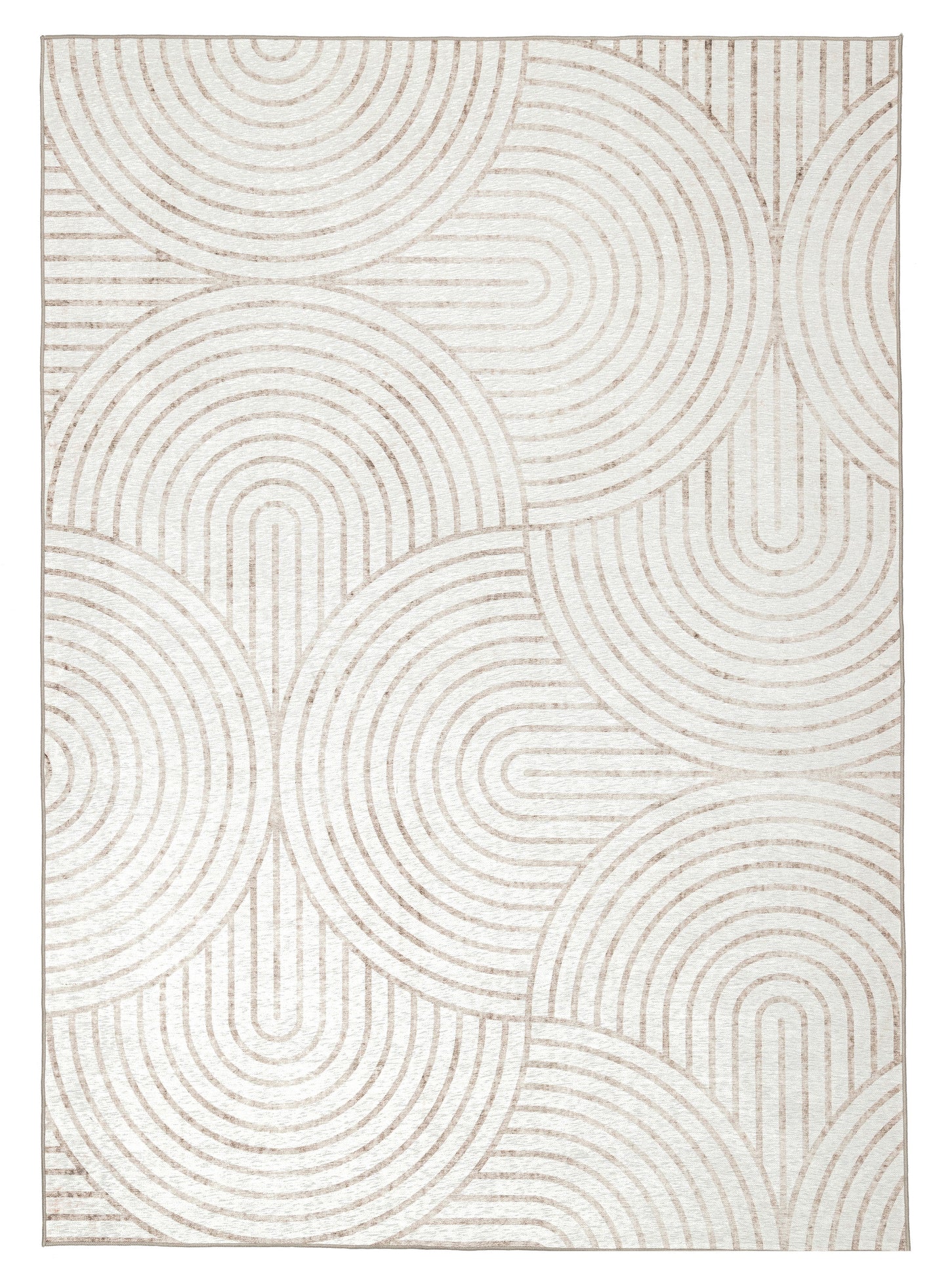 Adlin Beige Cream Indoor Outdoor Washable Rug