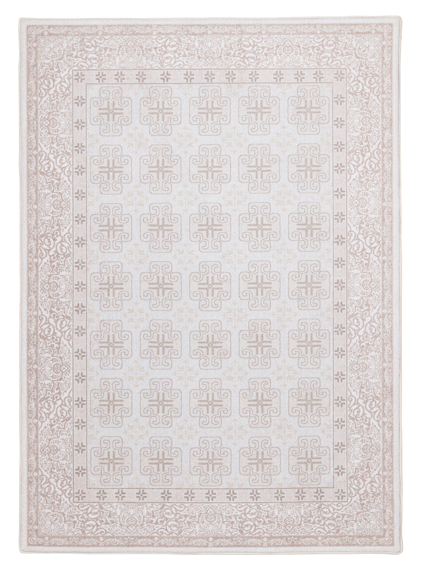 Aggy Pink Neutral Plush Rollie Pollie Playmat