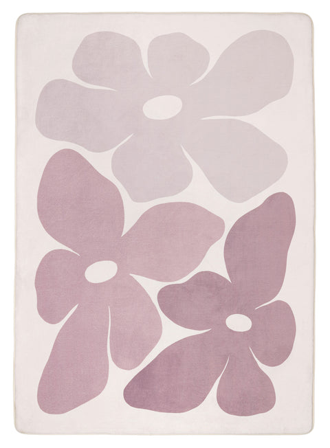 Aica Purple Flowers Rollie Pollie Playmat