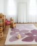 Aica Purple Flowers Rollie Pollie Playmat
