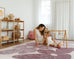 Aica Purple Flowers Rollie Pollie Playmat