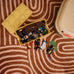Alef Terracotta Abstract Rollie Pollie Round Playmat