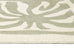 Alicia Sage Green Waves and Palms Washable Rug