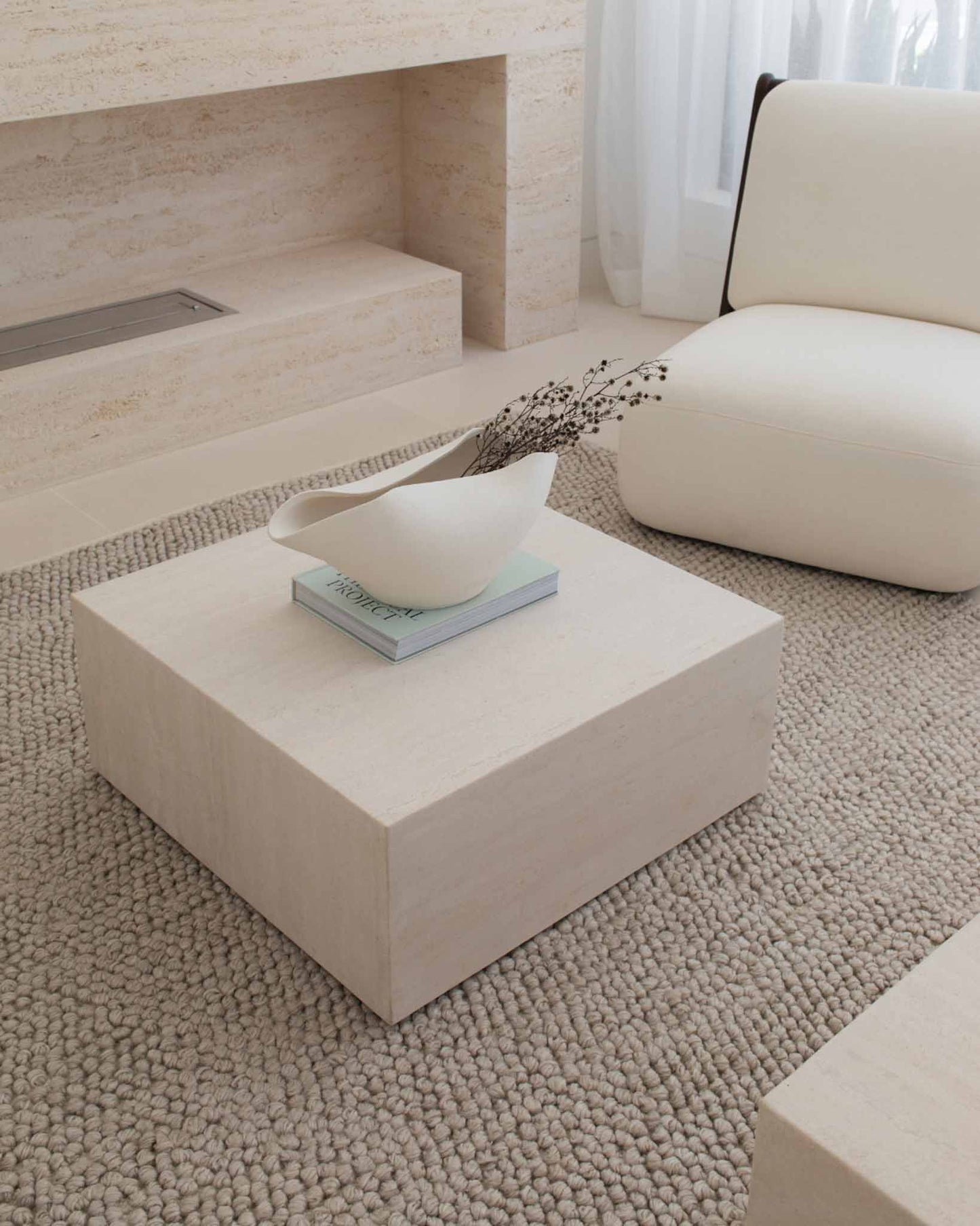 Amaia Light Grey Looped Indoor Outdoor Rug