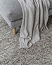Amalie Marbled Grey Braided and Looped Rug