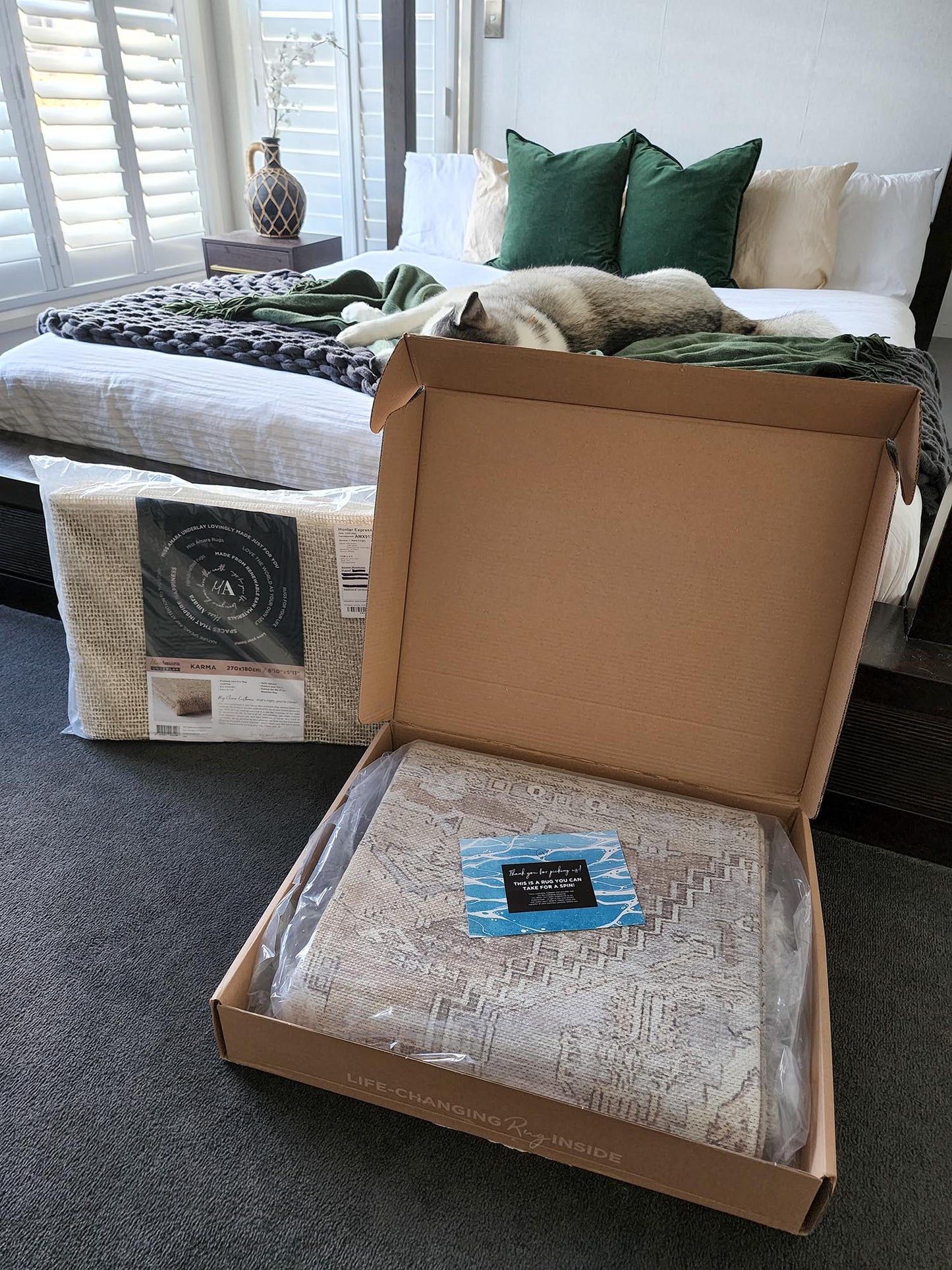 Aneesa Beige and Cream Traditional Distressed Washable Rug