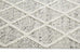 Anja Grey and Ivory Lattice Wool Rug