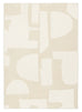 Arisa Neutral Geometric Washable Rug