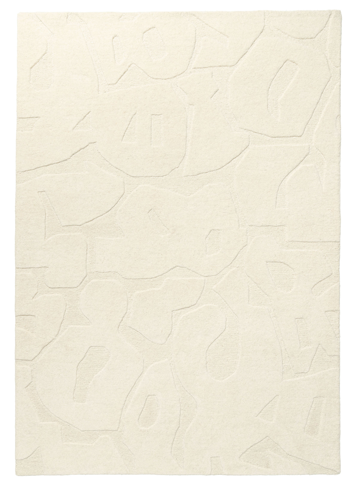 Arlette Cream Carved Wool Rug