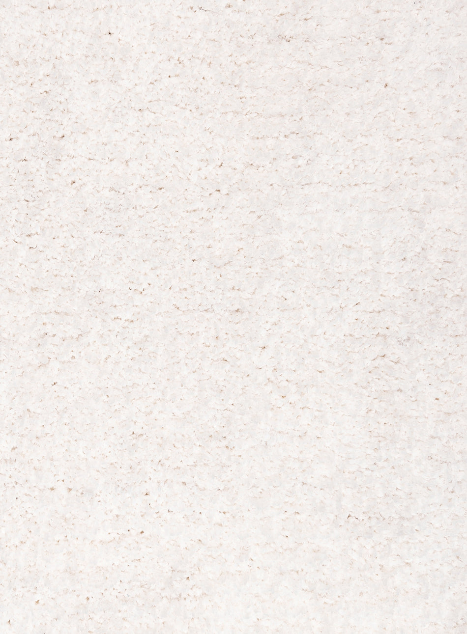 Athena Ivory Handmade Shag Rug