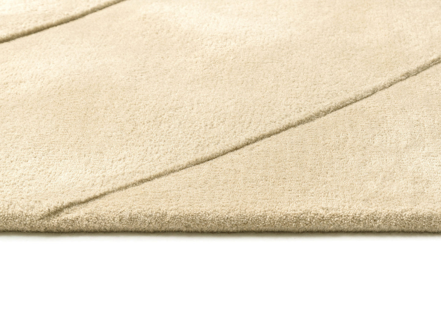 Augusta Antique White Carved Wool Rug
