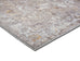 Ava Grey and Gold Traditional Distressed Washable Rug