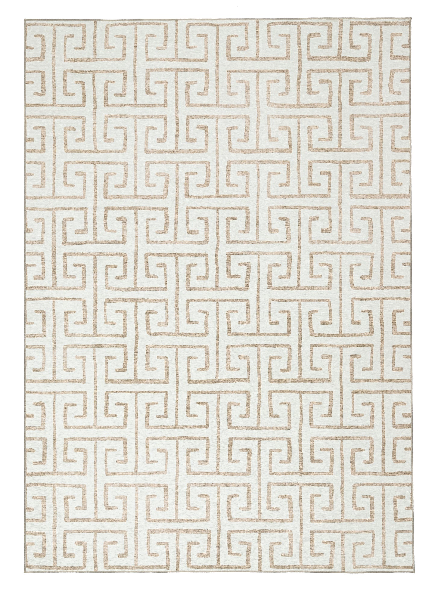 Ayat Beige Cream Indoor Outdoor Washable Rug