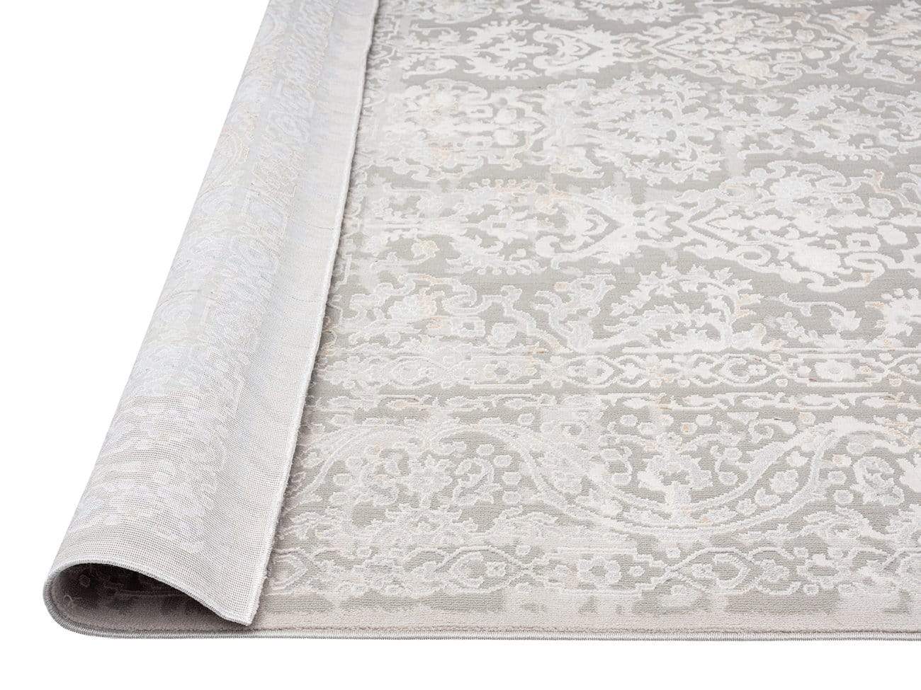 Aylin Cream Ivory And Grey Traditional Floral Rug *NO RETURNS UNLESS FAULTY