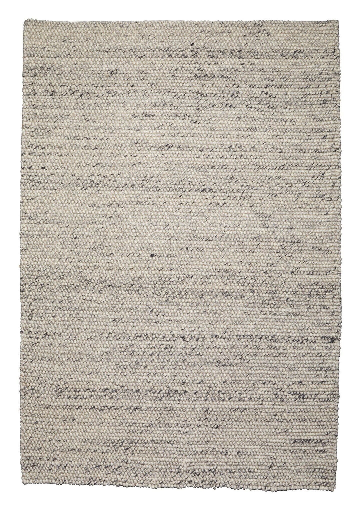Azizah Marble Grey Looped Wool Rug