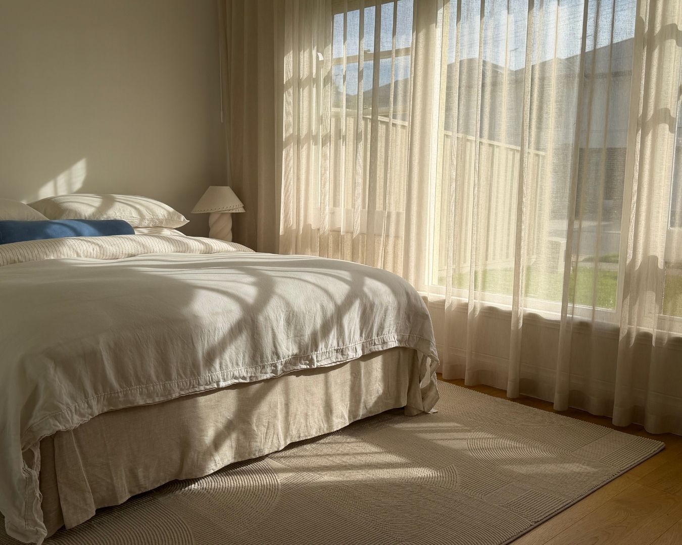 Azzura Tonal Cream Organic Rug