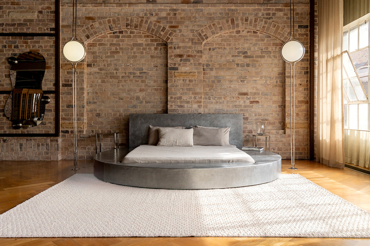 Bambi Ivory Chunky Wool Rug