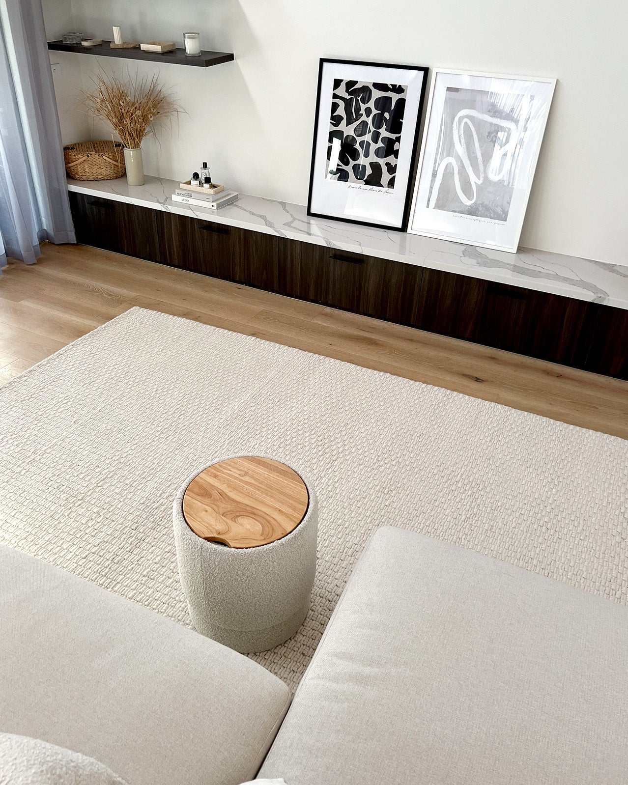 Bambi Ivory Chunky Wool Rug