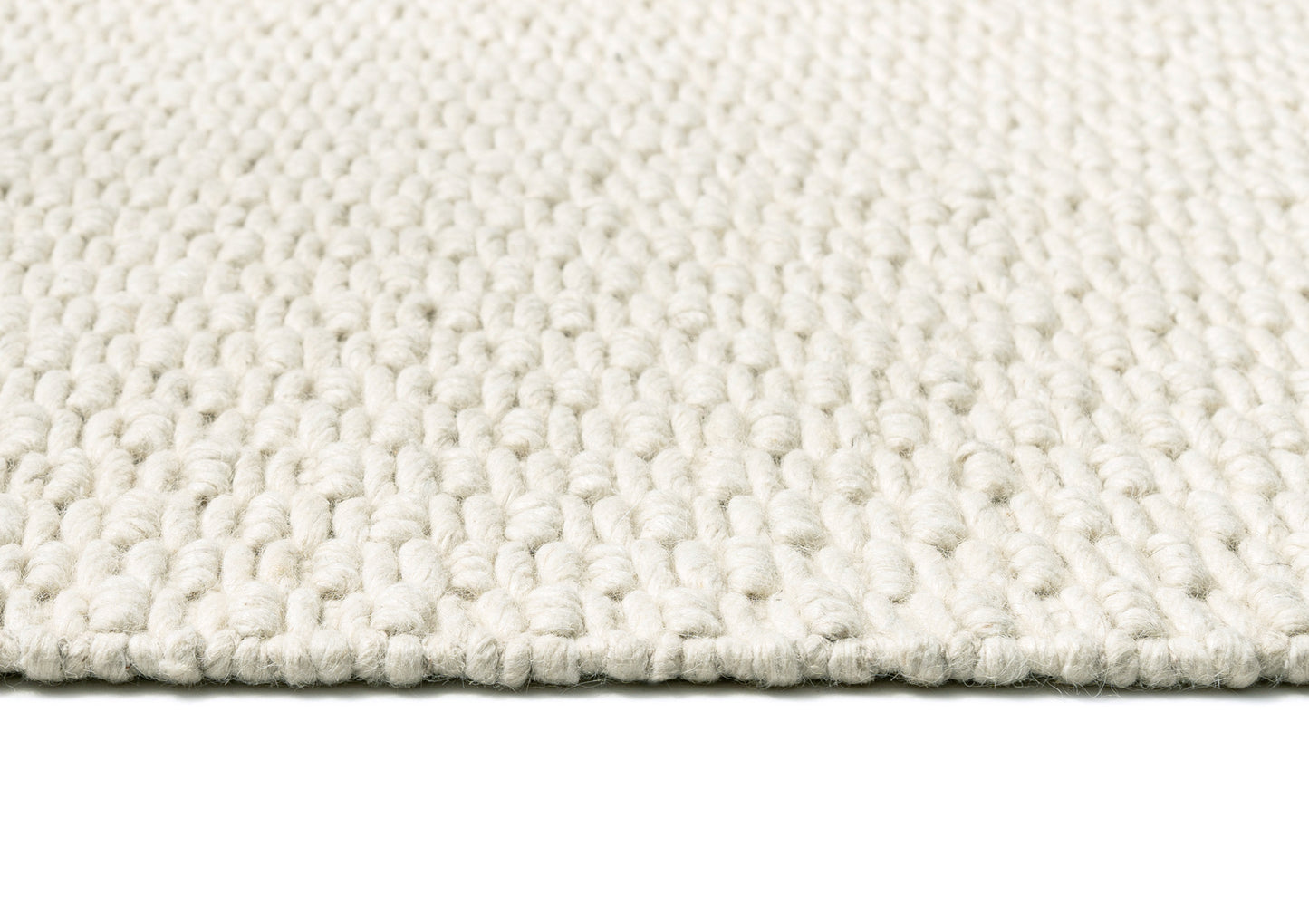 Bambi Ivory Chunky Wool Rug