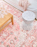 Beatrice Peach Transitional Washable Rug