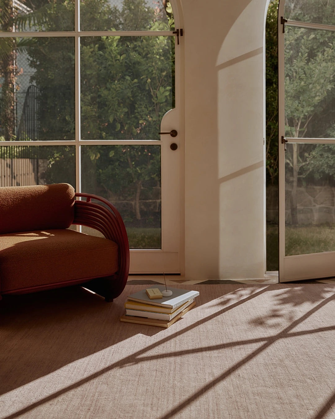 Bertila Dusty Rose Wool Rug
