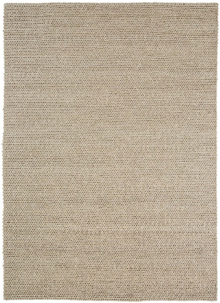 Bianca Natural Tan Braided Wool Rug