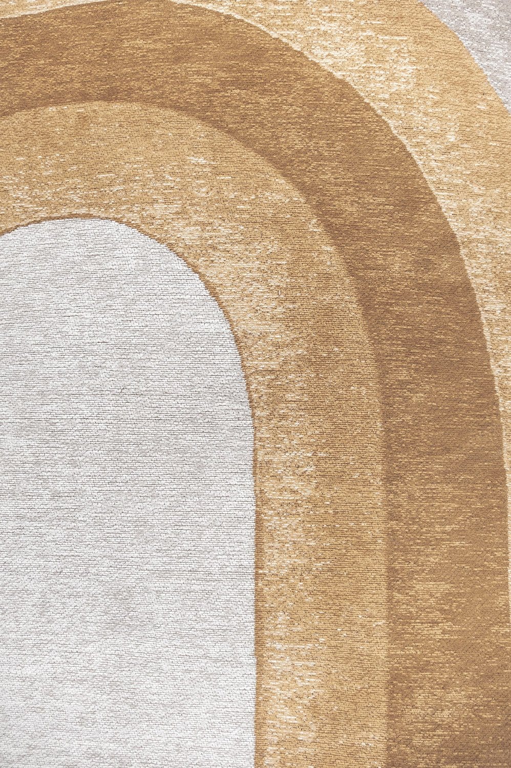Blake Orange Rainbow Round Rug