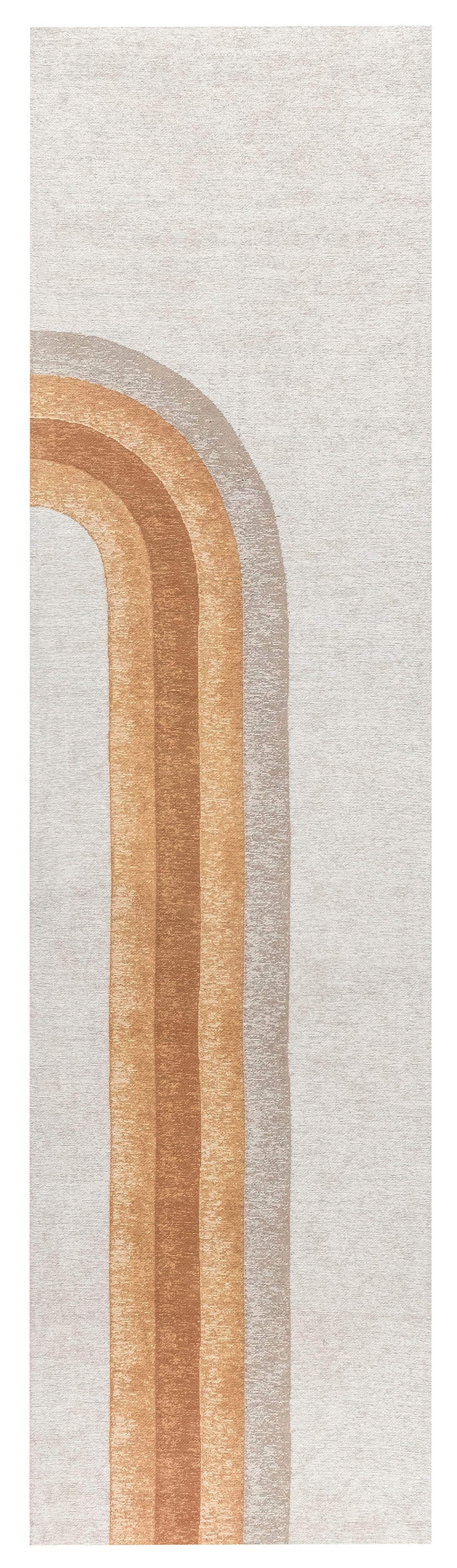 Blake Orange Rainbow Runner Rug