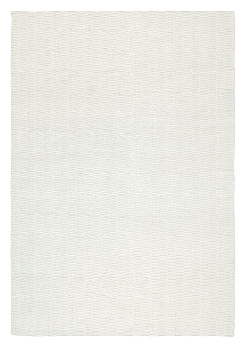 Blanca Ivory Textured Wool Rug