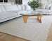 Blanca Ivory Textured Wool Rug
