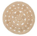 Kochi Hand-Braided Round Jute Rug *NO RETURNS UNLESS FAULTY