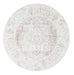 Cabanela Cream and Beige Washable Round Rug