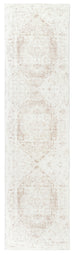 Cabanela Cream and Beige Distressed Washable Runner Rug