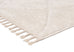 Calypso Ivory Cream Textured Tribal Tassel Rug*NO RETURNS UNLESS FAULTY