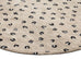 Candice Beige Round Leopard Animal Pattern Rug*NO RETURNS UNLESS FAULTY