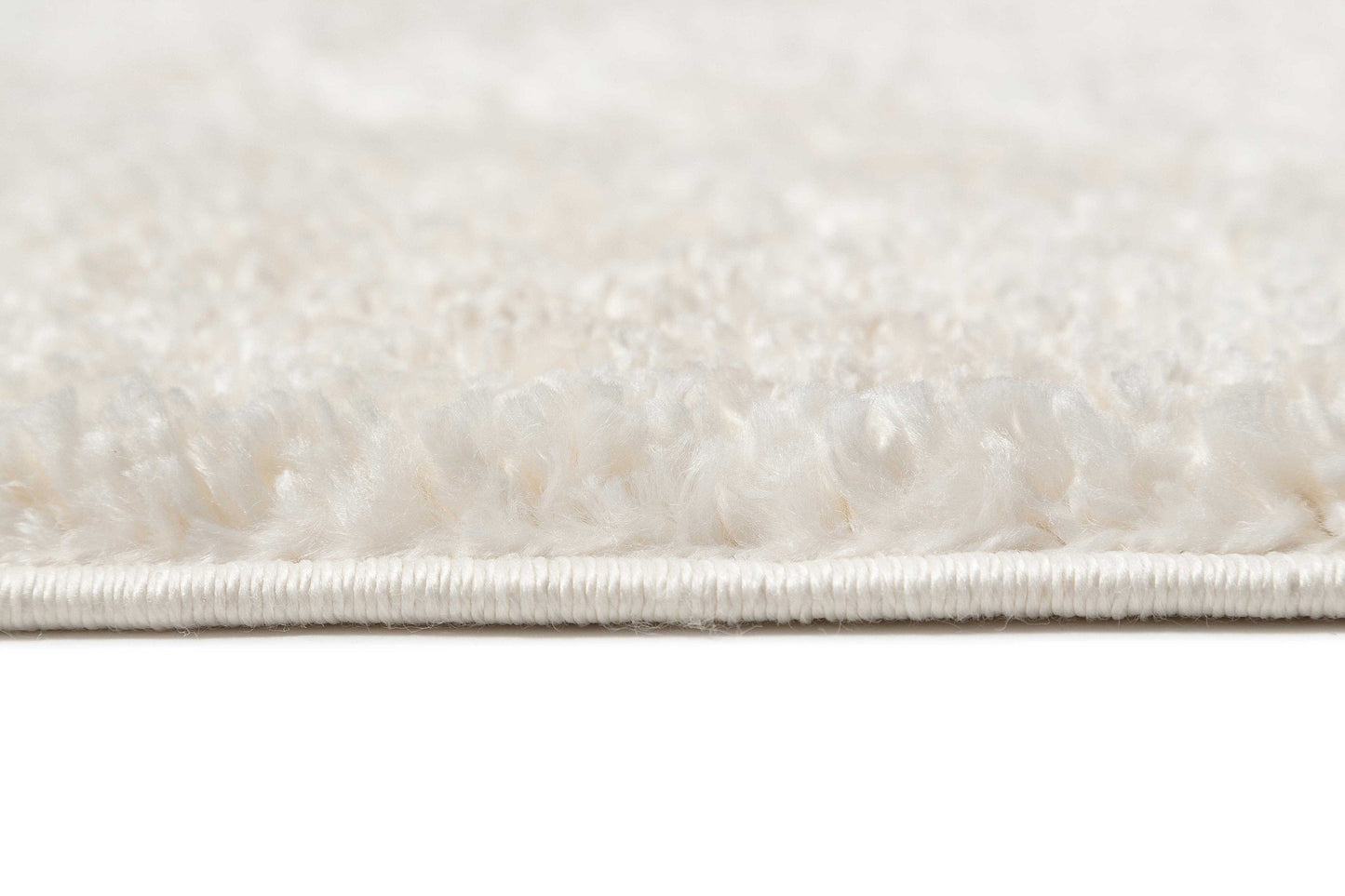 Catriona Ivory Cream Geometric Textured Rug