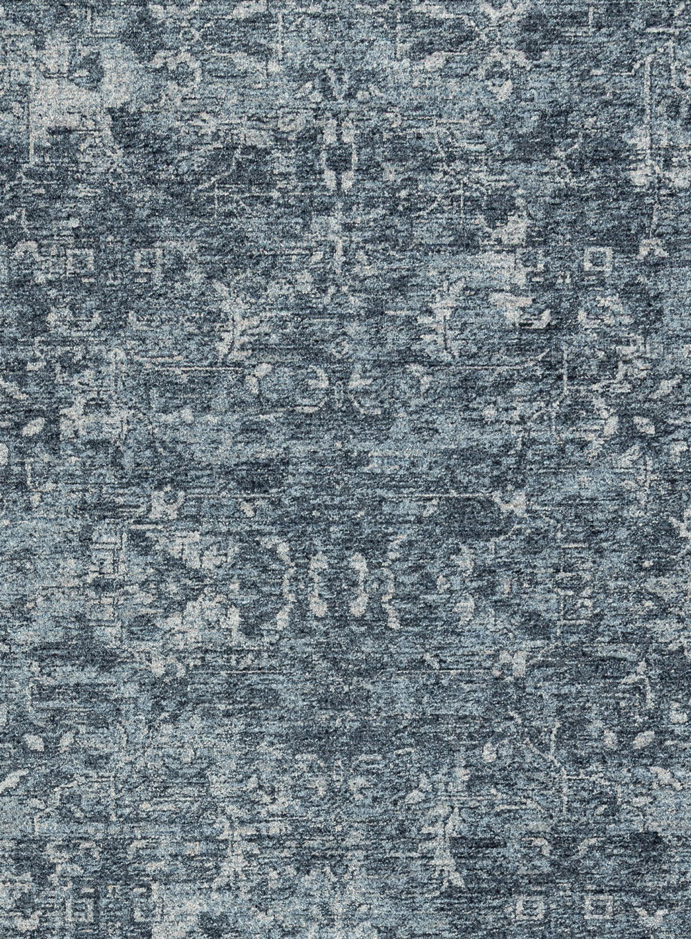 Celia Tonal Distressed Blue Runner Rug